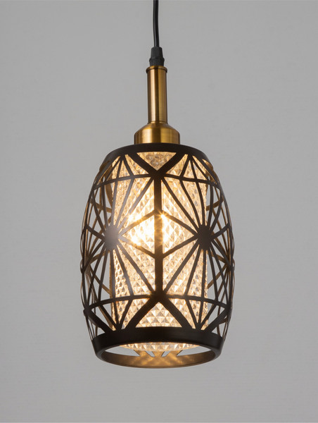 Изображение товара Потолочный светильник BayerLux Цветок / 10531033 (черный/золото)