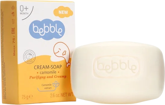 Изображение товара Мыло твердое детское Bebble Ромашка (75г)