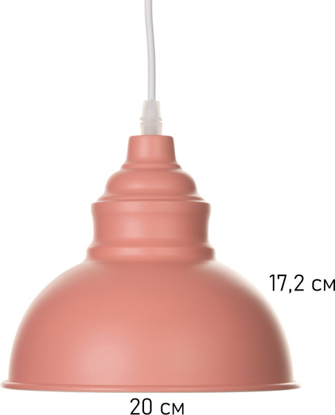 Изображение товара Потолочный светильник BayerLux Paul / 10537753 (светло-розовый)