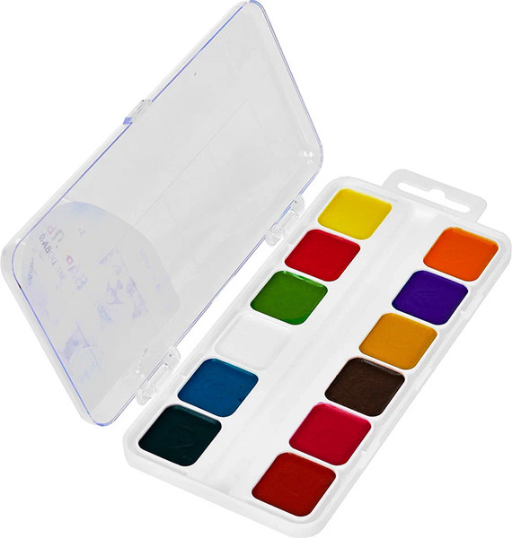 Изображение товара Акварельные краски Darvish Щенок / DV-15559-12 (12цв)