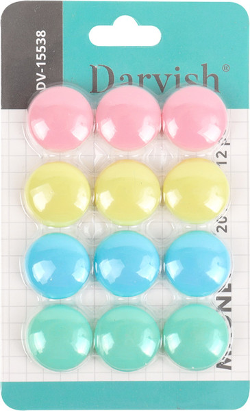 Изображение товара Набор магнитов Darvish Цветные / DV-15538 (12шт)