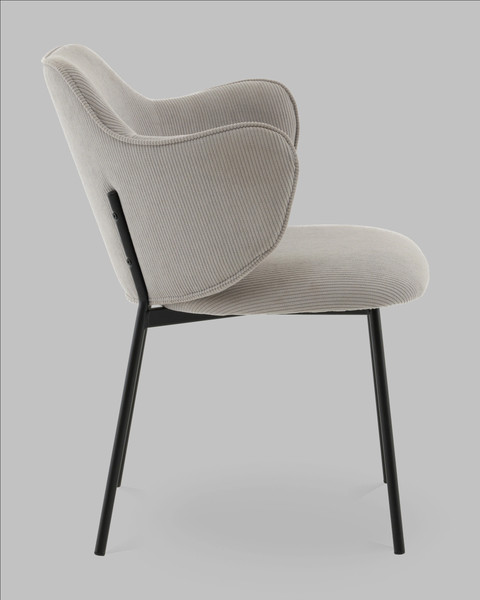 Изображение товара Стул Stool Group Джиннет / AV 315-LM81-9005 (велюр светло-серый)