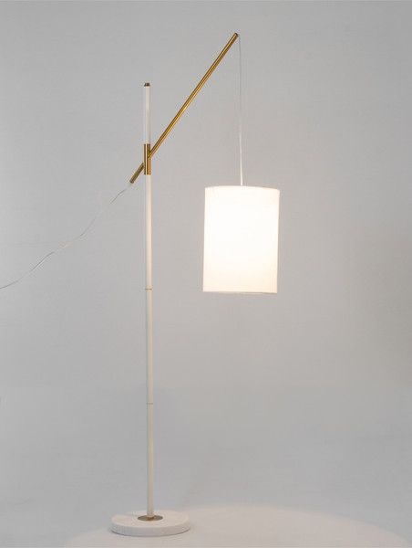 Изображение товара Торшер BayerLux Гавана / 10435692 (латунь/белый)