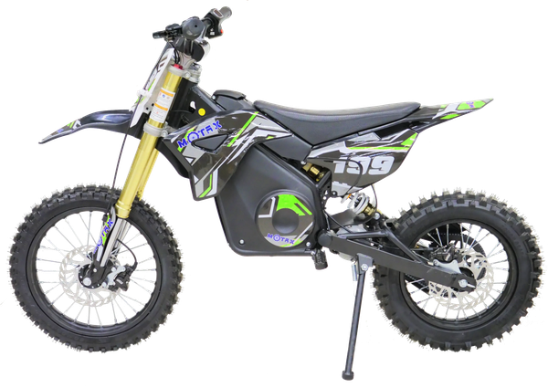 Изображение товара Электромотоцикл Motax Minicross E1500 (черный/черный/зеленый)