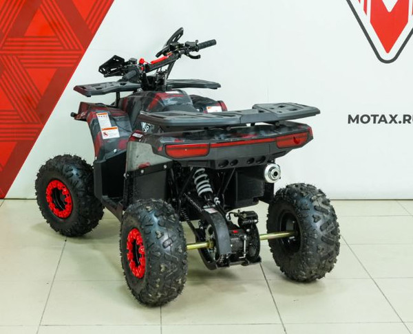 Изображение товара Квадроцикл Motax Grizlik Basic 125 (черный/красный камуфляж)