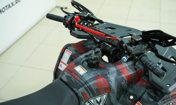 Изображение товара Квадроцикл Motax Grizlik Basic 125 (черный/красный камуфляж)