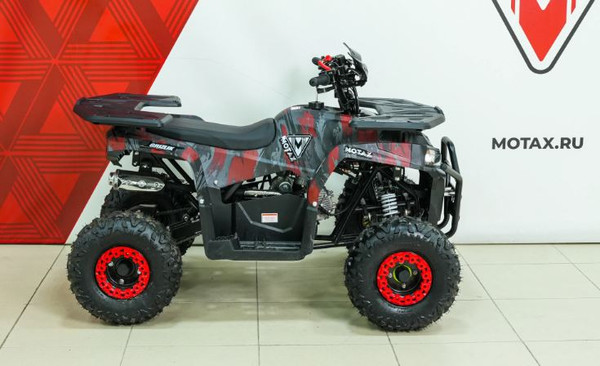 Изображение товара Квадроцикл Motax Grizlik Basic 125 (черный/красный камуфляж)