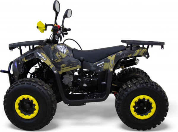 Изображение товара Квадроцикл Motax Grizlik Premium 125 (черный/желтый камуфляж)