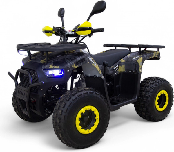 Изображение товара Квадроцикл Motax Grizlik Premium 125 (черный/желтый камуфляж)