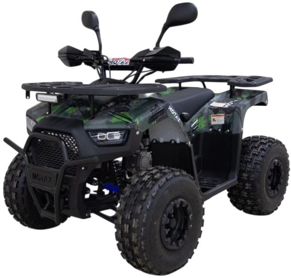 Изображение товара Квадроцикл Motax Grizlik Premium 125 (черный/зеленый камуфляж)