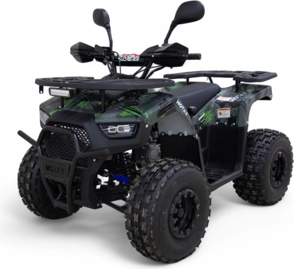 Изображение товара Квадроцикл Motax Grizlik Premium 125 (черный/зеленый камуфляж)
