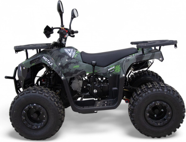 Изображение товара Квадроцикл Motax Grizlik Premium 125 (черный/зеленый камуфляж)