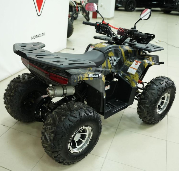 Изображение товара Квадроцикл Motax Grizlik Premium 150 (черный/желтый камуфляж)