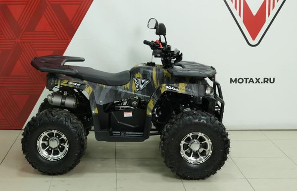 Изображение товара Квадроцикл Motax Grizlik Premium 150 (черный/желтый камуфляж)