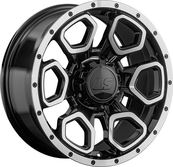 Изображение товара Литой диск LS wheels LS 1345 18x9" 5x150мм DIA 110.1мм ET 30мм BKF