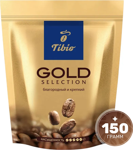 Изображение товара Кофе растворимый Tibio Gold Selection (150г)