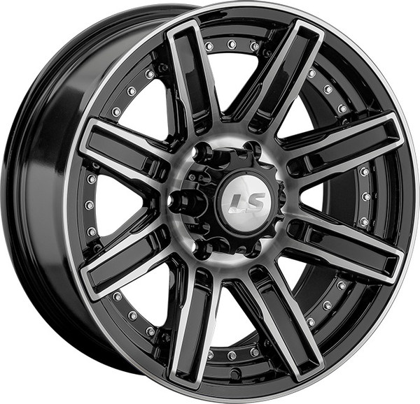 Изображение товара Литой диск LS wheels LS 1353 18x9" 6x139.7мм DIA 106.1мм ET 20мм BKF