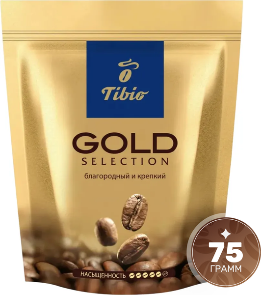 Изображение товара Кофе растворимый Tibio Gold Selection (75г)