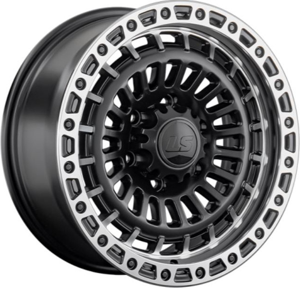 Изображение товара Литой диск LS wheels LS 1348 18x9" 6x139.7мм DIA 100.1мм ET 30мм BKSL