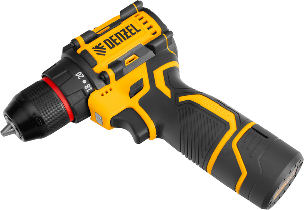 Изображение товара Аккумуляторная дрель-шуруповерт Denzel CDH-BL-12 / 26108