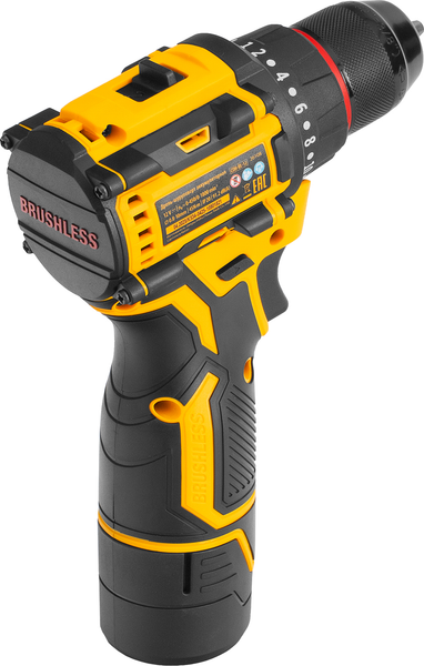 Изображение товара Аккумуляторная дрель-шуруповерт Denzel CDH-BL-12 / 26108