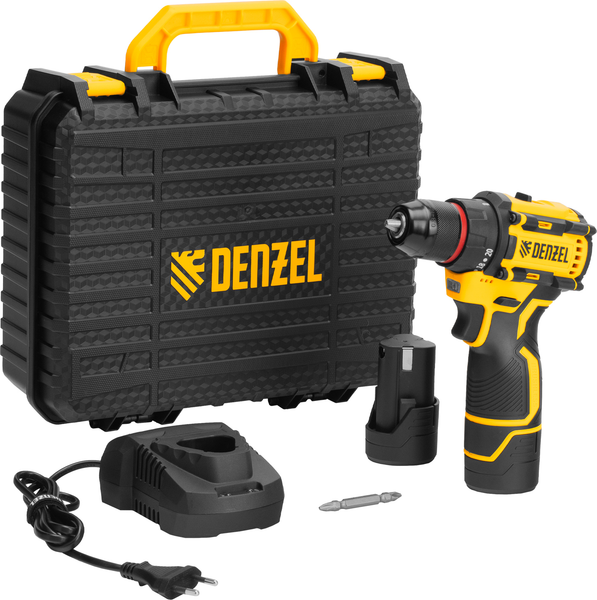 Изображение товара Аккумуляторная дрель-шуруповерт Denzel CDH-BL-12 / 26108