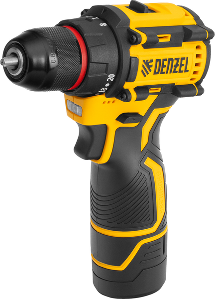 Изображение товара Аккумуляторная дрель-шуруповерт Denzel CDH-BL-12 / 26108