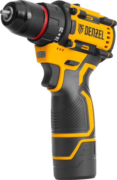 Изображение товара Аккумуляторная дрель-шуруповерт Denzel CDH-BL-12 / 26108