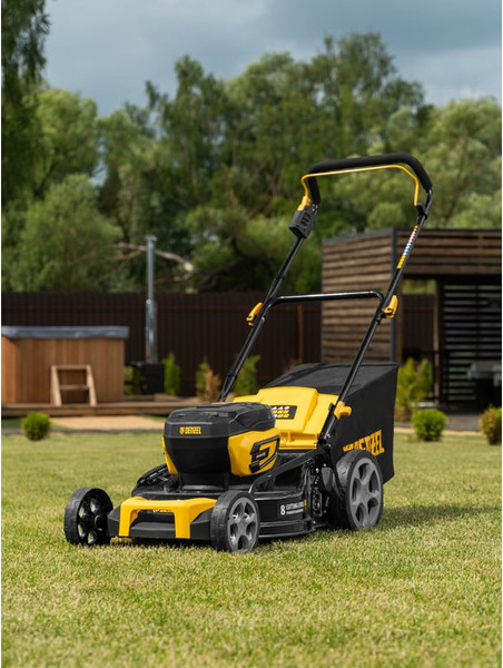Изображение товара Газонокосилка аккумуляторная Denzel DLM-460 / 58911