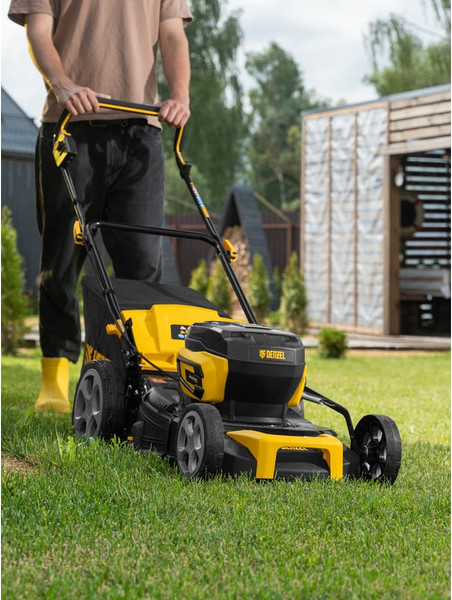 Изображение товара Газонокосилка аккумуляторная Denzel DLM-460 / 58911