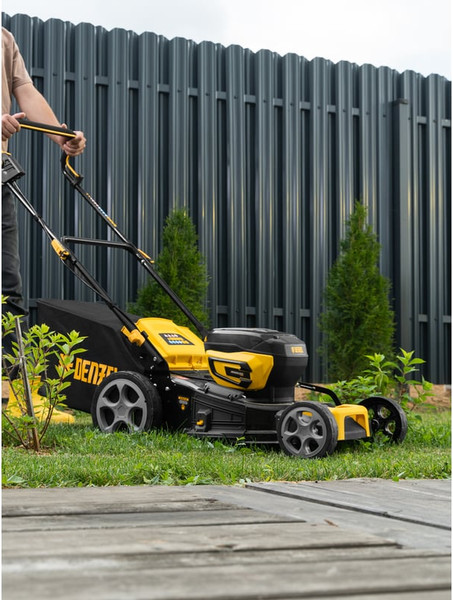 Изображение товара Газонокосилка аккумуляторная Denzel DLM-460 / 58911