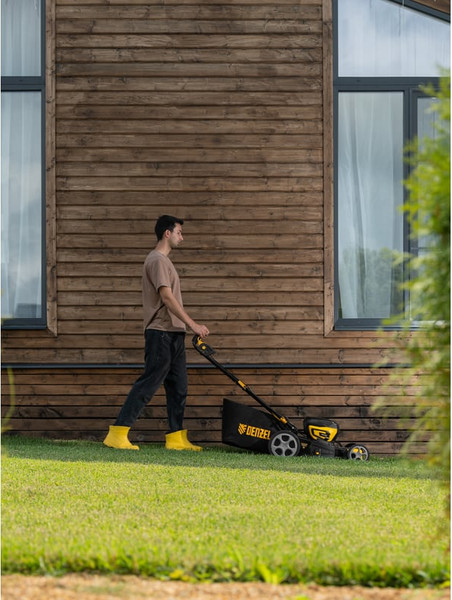 Изображение товара Газонокосилка аккумуляторная Denzel DLM-460 / 58911