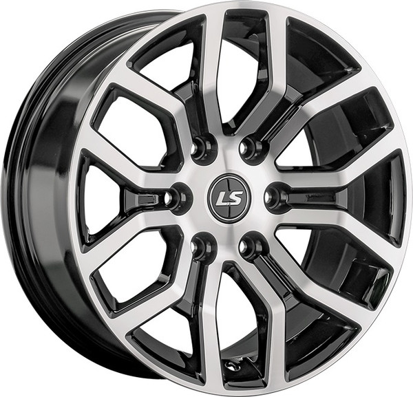 Изображение товара Литой диск LS wheels LS 1367 20x9" 6x139.7мм DIA 100.1мм ET 30мм BKF