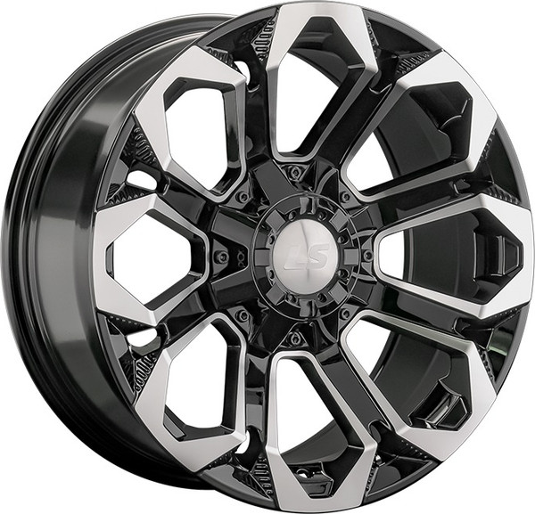 Изображение товара Литой диск LS wheels LS 1366 20x9" 6x139.7мм DIA 106.1мм ET 20мм BKF