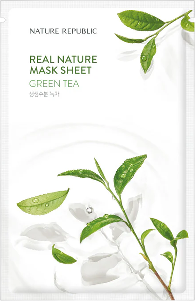 Изображение товара Маска для лица тканевая Nature Republic Real Nature Mask Sheet Green Tea (23мл)