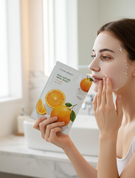 Изображение товара Маска для лица тканевая Nature Republic Real Nature Mask Sheet Orange (23мл)