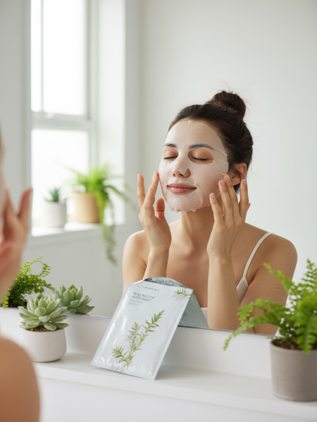 Изображение товара Маска для лица тканевая Nature Republic Real Nature Mask Sheet Tea Tree (23мл)