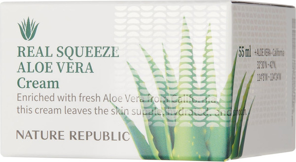 Изображение товара Крем для лица Nature Republic Real Squeeze Aloe Vera Cream (55мл)
