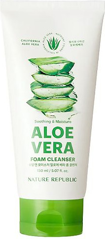Изображение товара Пенка для умывания Nature Republic Soothing & Moisture Aloe Vera Foam Cleanser (150мл)