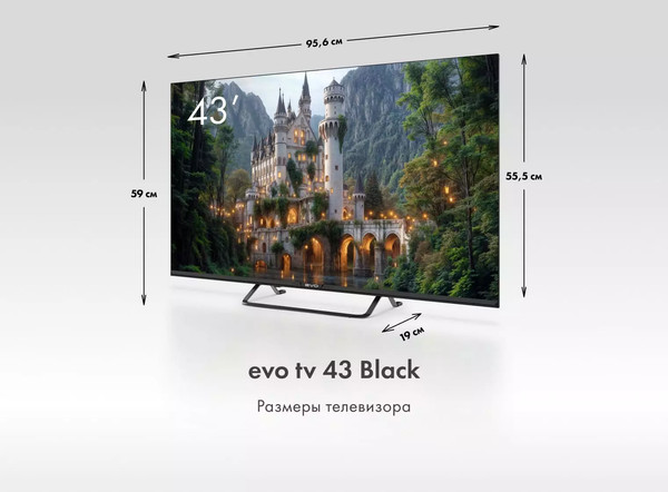 Изображение товара Телевизор Evo TV 43'' (черный)