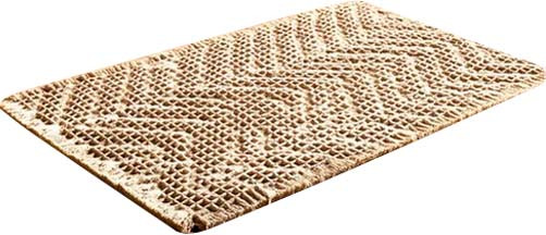 Изображение товара Коврик для ванной Home One Waffle 60x90 / 435524 (бежевый)