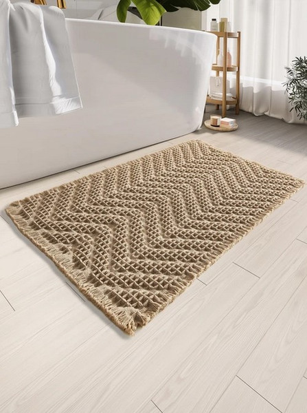 Изображение товара Коврик для ванной Home One Waffle 60x90 / 435524 (бежевый)