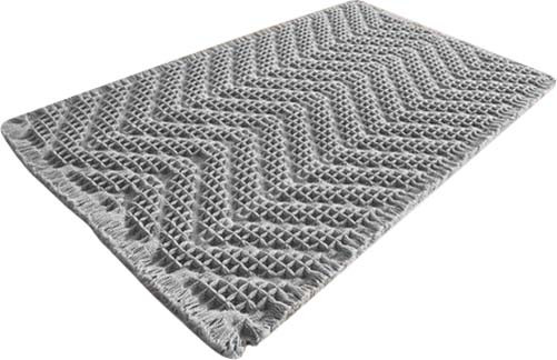 Изображение товара Коврик для ванной Home One Waffle 60x90 / 435523 (серый)