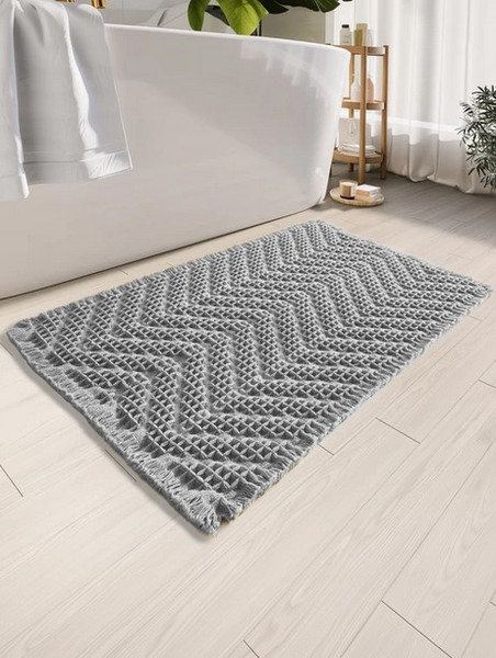 Изображение товара Коврик для ванной Home One Waffle 60x90 / 435523 (серый)