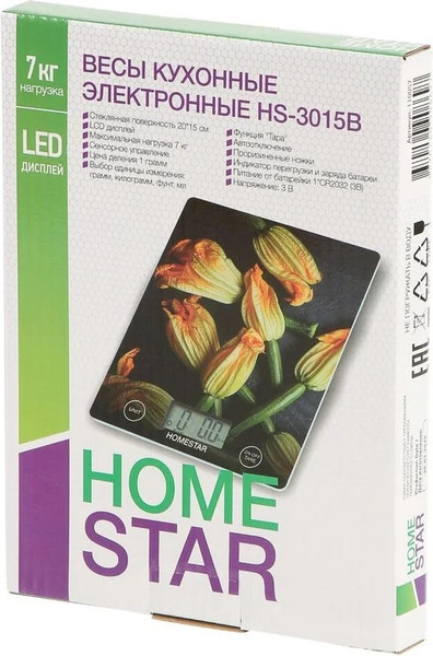 Изображение товара Кухонные весы HomeStar HS-3015В / 110057