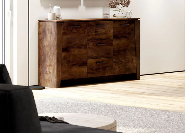 Изображение товара Тумба Мебельград Мальта с 2 дв и 3 ящ (таксония)