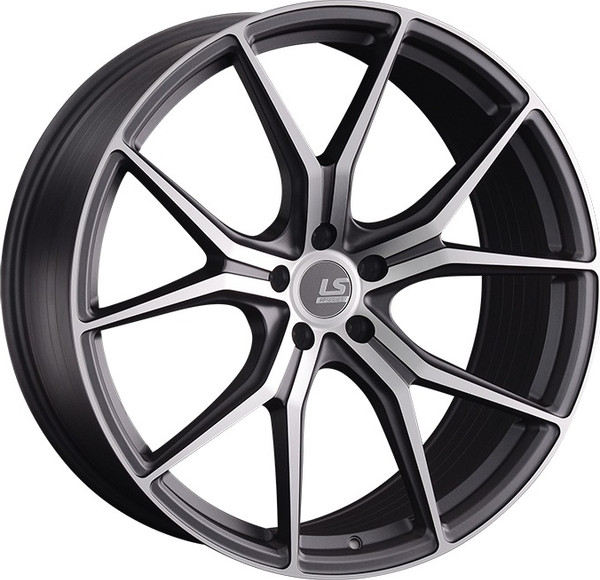 Изображение товара Литой диск LS wheels FlowForming RC56 22x9" 5x108мм DIA 63.3мм ET 40мм MGMF