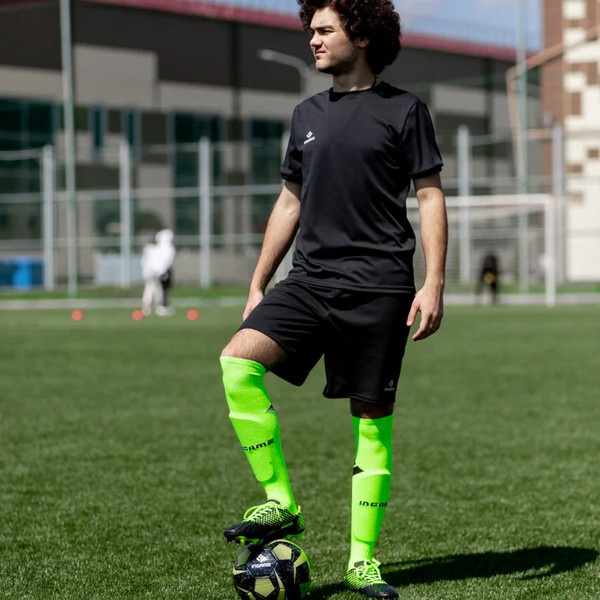 Изображение товара Гетры футбольные Ingame Взрослые FBA-022 усиленные (р-р 40-43, зеленый)