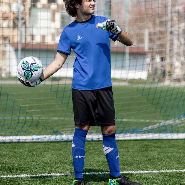 Изображение товара Гетры футбольные Ingame Взрослые FBA-022 усиленные (р-р 44-46, синий)