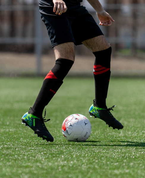 Изображение товара Гетры футбольные Ingame Взрослые FBA-022 усиленные (р-р 40-43, черный)